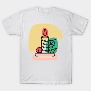 Abstract Candle T-Shirt